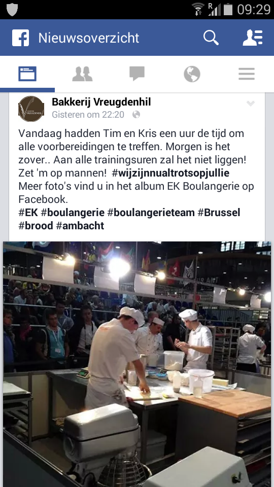 HenkHuysman's tweet photo. @SjaakVanDerTak vandaag spannende dag voor de westlandse bakkers  EK in Brussel http://t.co/tZBlsu5Fbw