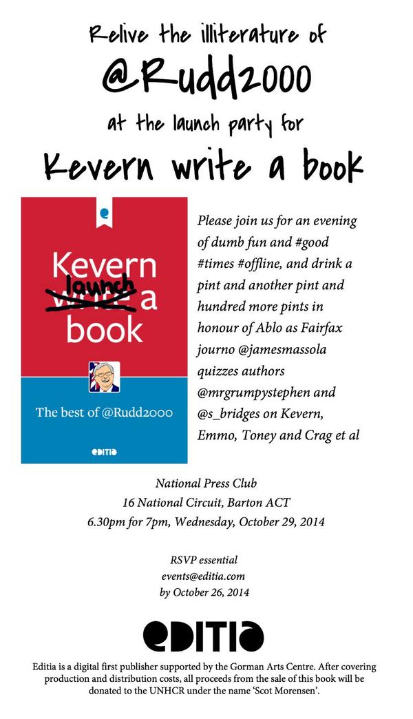 Kevern launch a book