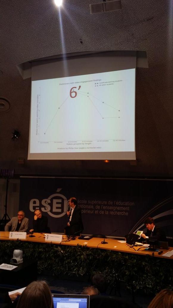 Pariou's tweet photo. 6 minutes : durée moyenne de l'attention sur les Mooc! #eeduc14 http://t.co/vJBfP0g5Qg