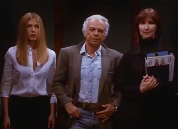 Haha yesRemember this hilarious moment from Friends? Happy birthday, Ralph Lauren!  