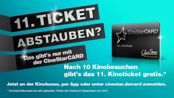 WWW CINESTAR DE CARD Www cinestar de card