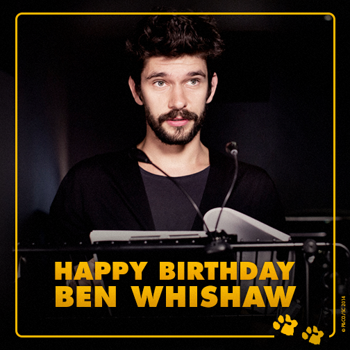 Happy Birthday Ben Whishaw! MT I m helping Mr. Whishaw celebrate his birthday today. 