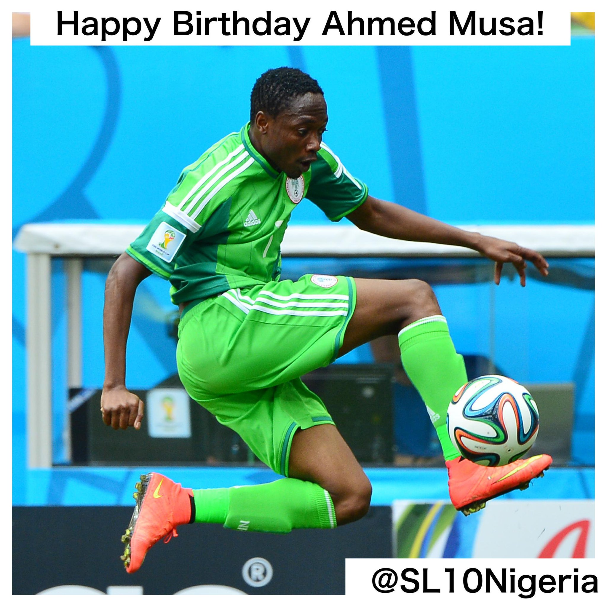Happy Birthday Ahmed Musa! We hope you have a great day! cc. 