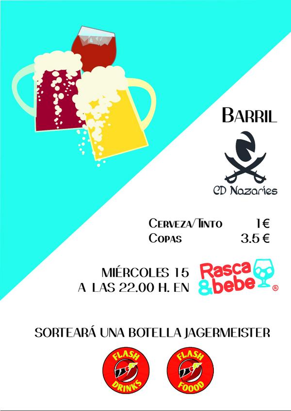 CDNAZARIES's tweet photo. MAÑANA ES NUESTRO PRIMER BARRIL!! ESPERO VEROS A TODOS LOS NAZARIES ALLI!! http://t.co/x2efvmCB7M