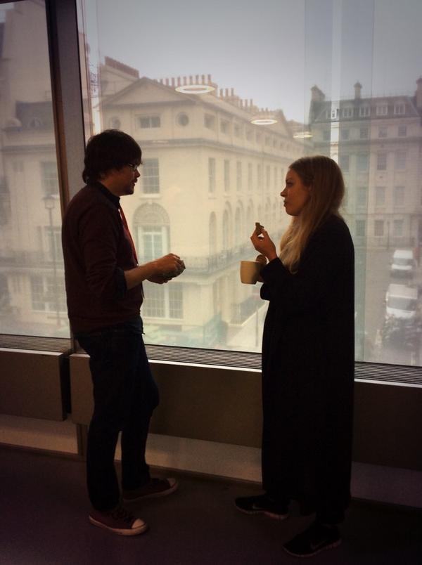 teamrework's tweet image. Great discussions going on between attendees and speakers at #REWORKrobotics @hubwestminster