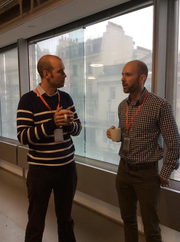 teamrework's tweet image. Great discussions going on between attendees and speakers at #REWORKrobotics @hubwestminster