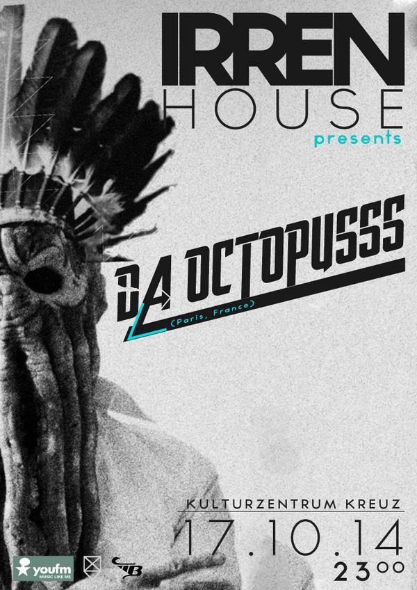 DAOCTOPUSSS's tweet photo. Next stop at #Fulda (#KuzKreuz) on friday with @Irrenhouse! Let's party! @mbartists http://t.co/ZbOegRSCWA http://t.co/cnzqEZXPhW