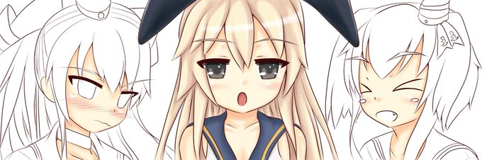 お わ ら な い 塗 り
島風ちゃんは一応終わったけど残りはまた明日かなぁ、線画の色軽く変えたらちょっと雰囲気柔らかくなった気がする 