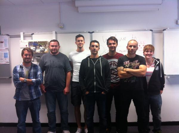 BarryCoath's tweet image. &quot;@dcettraining: Our first year adult apprentice group in Exeter! #apprentice2014 http://t.co/lnfGHuR0YP&quot; Here is Jeff at @dcettrainin