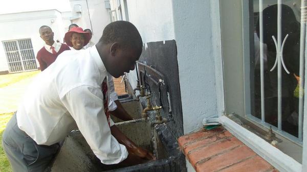 HigherLifeFDN's tweet image. Teaching students on the importance of #Handwashing at our #LearningHubs #Iwashmyhands @263Chat @T_Masiyiwa