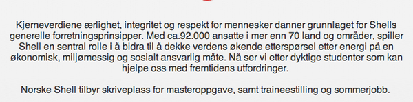 klimastudenter's tweet photo. Har ingen på #karrieredagen faktasjekket bedriftsbeskrivelsen #shell? Oljesand? Nigeria? http://t.co/9LQFbdnbHV http://t.co/BGWvElqyFS