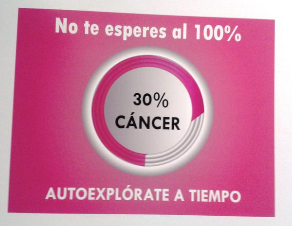 TelevisaGDL's tweet image. No te esperes al 100 por ciento, autoexplórate a tiempo #CánceDeMama #muyAPecho.