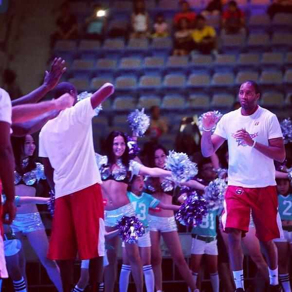TMACinCHINA's tweet photo. 【Photo】GAME4 | 
T-Mac TEAM vs Dongguan TEAM | Tracy McGrady（Photo by:Osports）2014.10.12 @Real_T_Mac http://t.co/rNOb8a3x1P