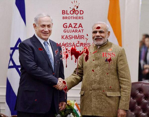MaxPlanck662's tweet photo. India & Israel are the same.Extremist right wing govts hell bent on violence in defiance of UN #UNKashmirResolution http://t.co/A1pCMkxZYT