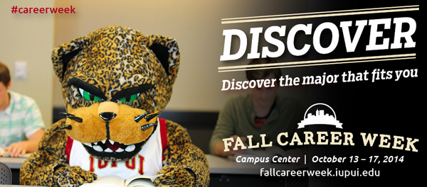 IUIndianapolis's tweet photo. Fall Career Week continues through Friday @IUPUI! Chk here for events: http://t.co/IE5zeKMonF. #imajaguar #IUPUI http://t.co/uxvGJEqhTc
