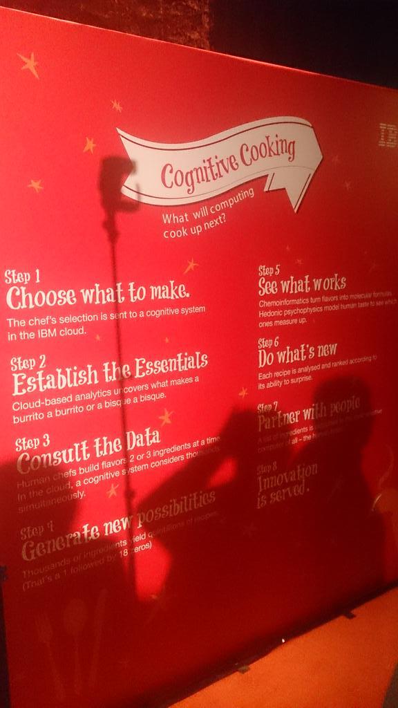 bushiur's tweet image. #IBM #IBMMEA #IBMSL2014 #cognitive cooking by #IBMWatson
