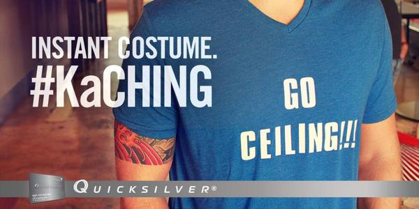 Capital One On Twitter Simple Costume Write Go Ceiling On