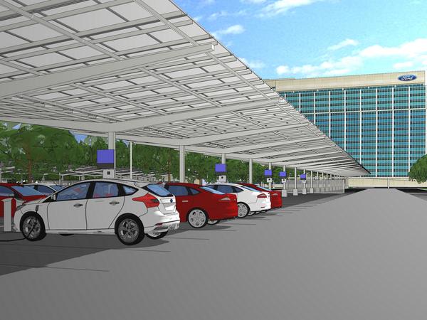 mhfhouston's tweet photo. #Ford and DTE Energy are building Michigan’s largest solar array. Learn more here: http://t.co/7uZ0dhgLic http://t.co/6XU0r02SrS
