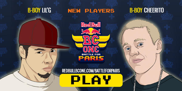 RedBullFrance's tweet photo. Les B-Boys #Cheerito et @lilgvenezuela ont débarqué sur #BattleForParis ! Défie-les sur http://t.co/G8fQd21fQT #bcone http://t.co/BMXUTrDvaN