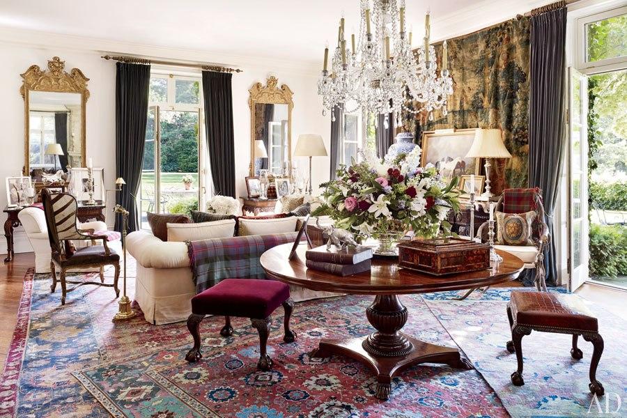 Happy birthday, Tour the fashion legends impeccably stylish homes and office.  