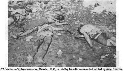 iFalasteen's tweet image. Today marks the 61th anniversary of Qibya massacre, when Ariel Sharon, killed 73 Palestinians in Qibya village...