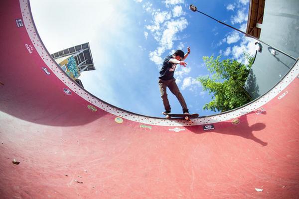Element_BR's tweet image. Backside Smith Grind do Rene Shigueto na Hi Adventure.
Foto: João Fenope