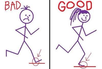 garagegirlsfit's tweet image. All you runners...how do you strike? #barefoot #willPowerMethod #fitness