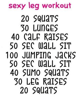 Sexy leg 2025 workout