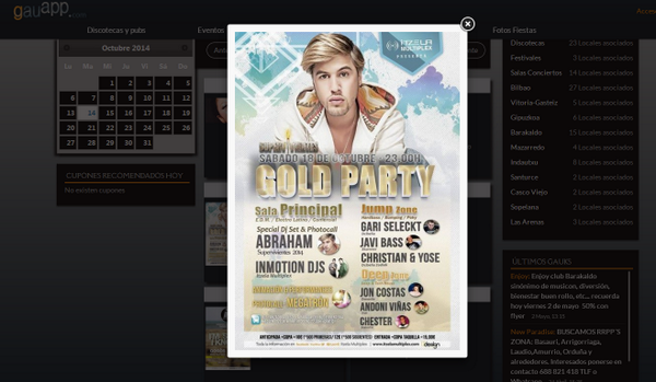 gauapp's tweet photo. #goldparty en @ItzelaMultiplex con @AbrahamGandiaSh @InmotionDeejays el sábado ! SORTEAMOS 4 entradas! RT y síguenos! http://t.co/cewxHlF9W3