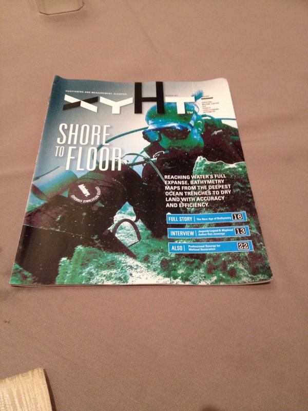 SasGeospatial's tweet photo. Make sure you pick-up an October issue of xyHt magazine. #FAROCON http://t.co/Gs73dG7yYL