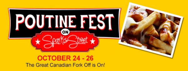 TSN1200's tweet photo. #Ottawa PoutineFest @SparksStreet is coming up October 24-26. http://t.co/Q06O14V0Z6