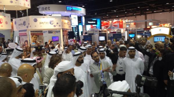 samtaha's tweet image. Honored to showcase #SAP innovations to HH Sheikh Mohammad Bin Rashid Al Maktoum, Ruler of Dubai. #sapgitex @SAPMENA