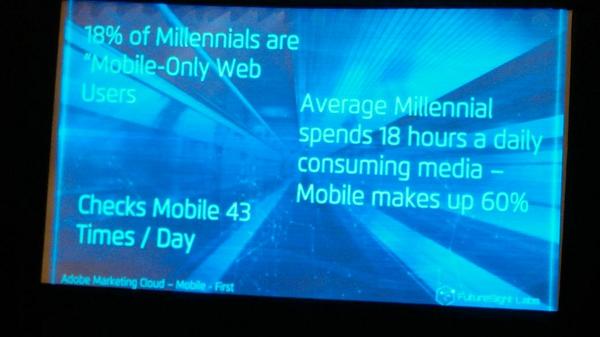scottmhelfrich's tweet photo. Millennial mobile statistics via @sethmattison #EdRGreekWeek #sachat http://t.co/37c61gsx5v
