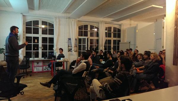 silfoglia's tweet photo. Digitaly tonight talking about social entrepreneurship! At @ImpactHubBLN with Leon Reiner #socent cc @digItalyBerlin http://t.co/CcsBJcky4p