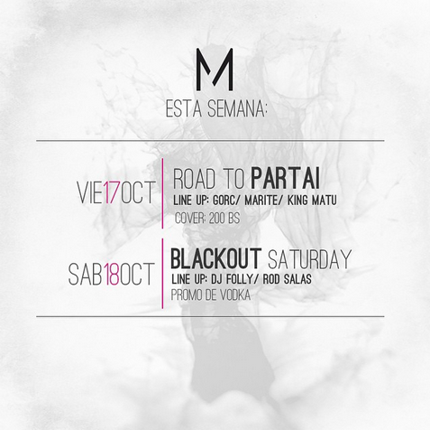 lomasunder's tweet photo. Vie 17/10 #RoadToPARTAI @gorcdj @kingmatu @Marite_Otero Sab 18/10 #BlackoutSaturday @rodsalas @DjFollyy @MagentaNC http://t.co/1lLiWkGlMB