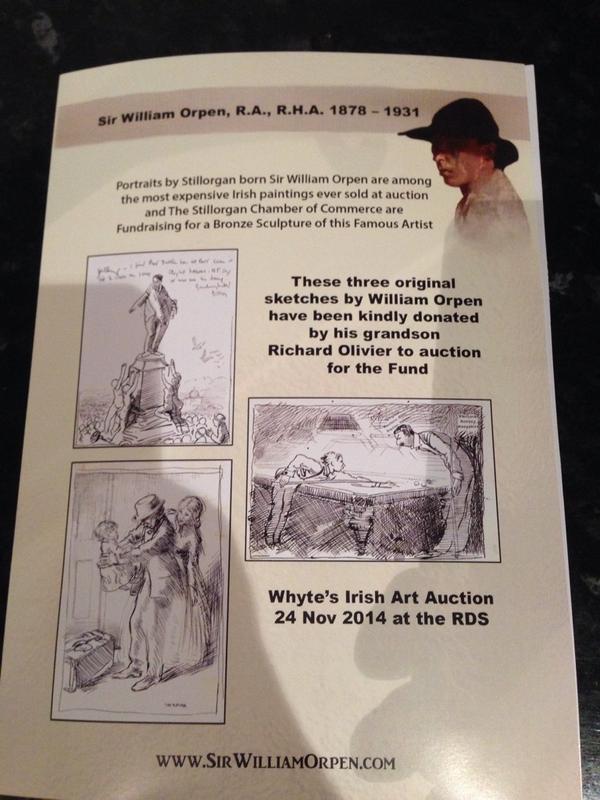 A Bronze Sculpture of #Stillorgan born Sir William Orpens - a worthy campaign and a much needed #heritage project!