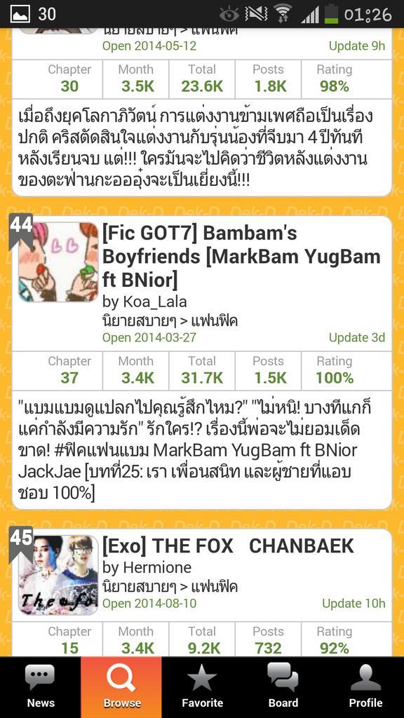 SweetMarkbam's tweet photo. อันดับ #got7fiction 15/10 #ฟิคอคมบ #ฟคฮมบ #พี่มาร์คแคสเกม #ฟิคแฟนแบม #ficdr http://t.co/wjMMocwVrP