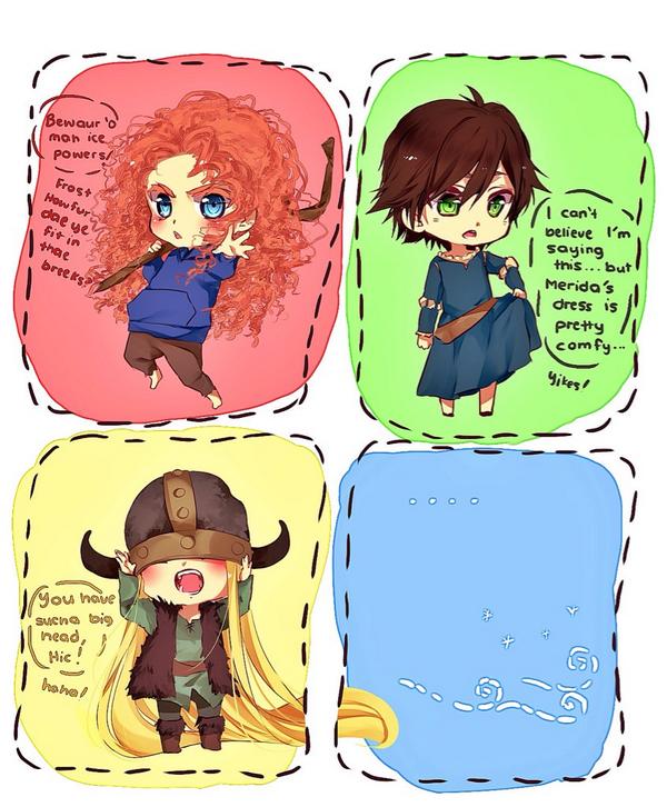 Redhairedlasss's tweet image. #riseofthebravetangleddragons