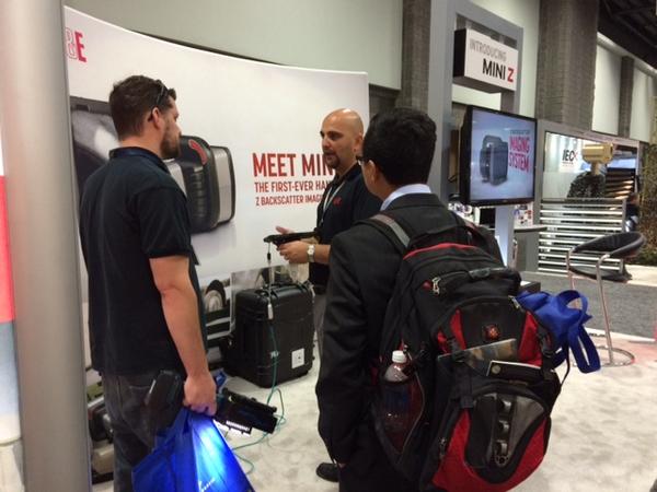 RapiscanCargo's tweet image. At #AUSA2014? Stop by booth 1569 to see live scans with MINI Z for portable #bombdetection meetminiz.com