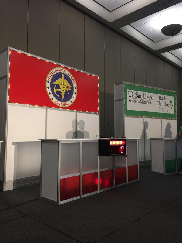 OCPedsResidency's tweet photo. Scared away the competition already?? #AAP14 http://t.co/0Wb2KLmMDt
