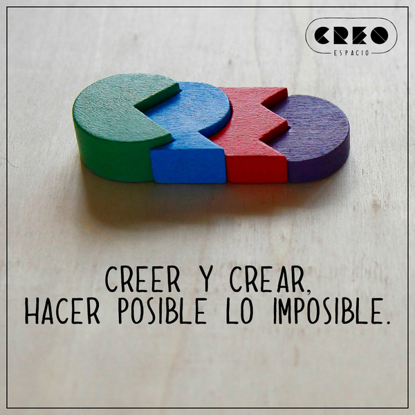 Este sueño se hace realidad. 
Pronto conocerás #EspacioCREO.