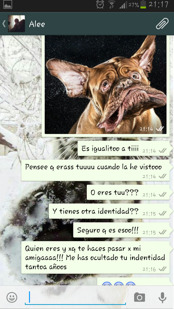 celialucerop's tweet photo. Lo q hace el aburrimiento jajajaja @AlejandraBelart http://t.co/IcN3VTGbtX