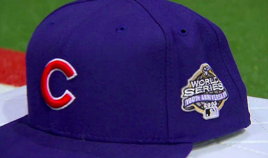 chicago cubs world series cap