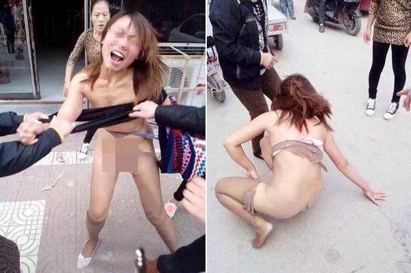 Shocking Pictures Cheating Woman Stripped Naked And -9427