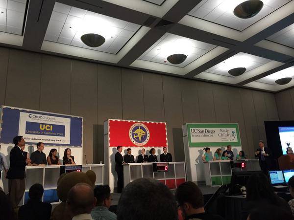 AAPSOPT's tweet image. The contestants have taken their areas and we are starting at the #AAP14 Bass Pediatrics Bowl