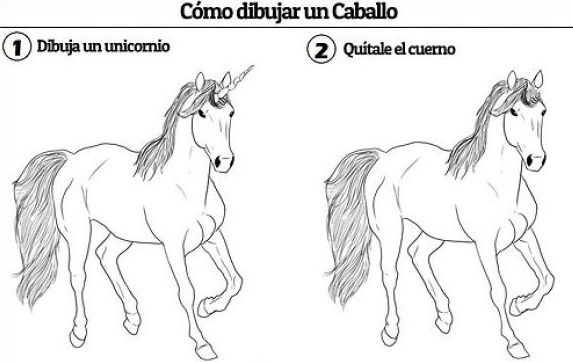 SergioGMN's tweet photo. También funciona si queréis dibujar ponis, tenéis que hacer el unicornio un poco más pequeñito y ya. http://t.co/S69N1l16D1