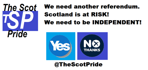 We need another referendum. Scotland is at RISK!.
We need to be INDEPENDENT! <a href="/YesScotland/">Yes Scotland</a>