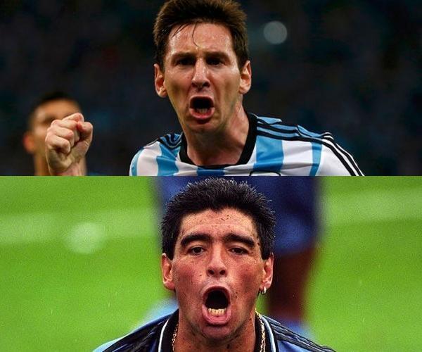 SoyArgen's tweet photo. Digan lo que digan, ellos 2 son lo mejor que le paso a la historia del Futbol. http://t.co/qOQENg1GXl