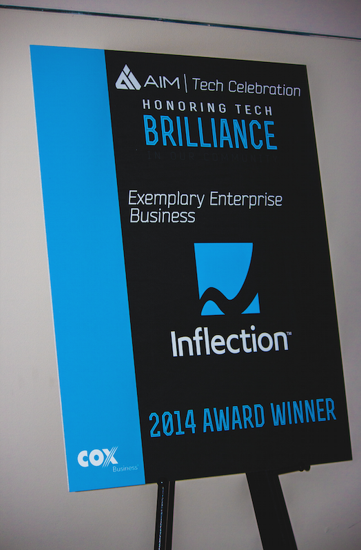 andrew_boonstra's tweet photo. @Inflection for win! Exemplary Emerging Business at the Omaha AIM Awards! Congrats to the team! #InflectionFTW http://t.co/8SpaRIJ0LA