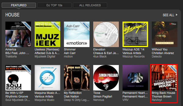 ReVinylRec's tweet image. BIG thank you to @traxsource for featuring @thomasbr0wn Bring Back House in the #House section!traxsource.com/title/381818/b…